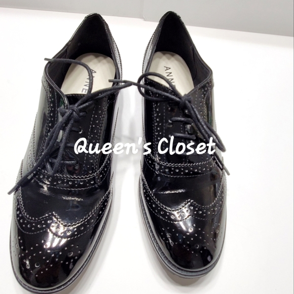 Anne Klein | Patent Lace Up Wing Tip Loafers | BRAND NEW - Picture 7 of 7